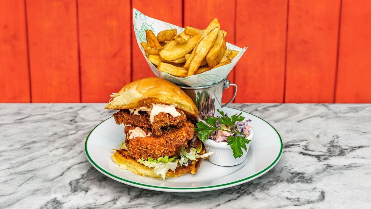 Southern Fried Ranch Chicken Burger